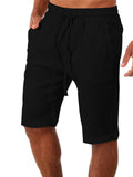 Mens Stylish Loose Straight Shorts With Pockets