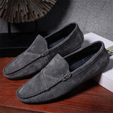 Breathable Slip on Casual Leather Loafers for Men