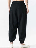 Loose Classic Oversized Cotton&Linen Ankle Pants