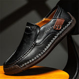 Men's Casual Breathable Solid Color Loafers