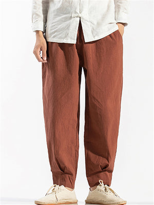 Mens Casual Comfy Lightweight Harem Pants