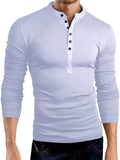 New Autumn V Neck Fit Pullover Men Bottoming Shirts