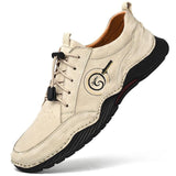 Elegant Simple Sports Leisure Non-Slip Wear-Resistant Genuine Leather Shoes