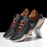 Casual Trendy Breathable Lace-Up Comfy Loafers For Men