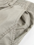 Mens Casual Loose Comfy Pure Color Cargo Pants