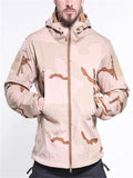 High-Quality Camouflage Outdoor Thermal Waterproof Fleece Lining Hooded Windbreaker