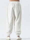 Loose Classic Oversized Cotton&Linen Ankle Pants