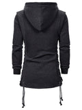 Trendy Casual Stylish Solid Color Hooded Zipper Jacket For Men