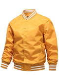 Trendy Vivid Men's Autumn Winter Stand-up Varsity Jacket