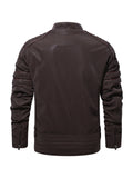 Mens Warm Outdoor Motorcycle Fashion Knitted Jackets