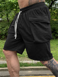 Mens Fashion Casual Loose Sports Drawstrinfg Shorts