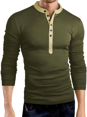 New Autumn V Neck Fit Pullover Men Bottoming Shirts