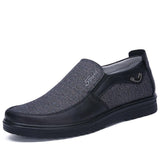 Mens Patchwork Business Soft Sole Casual Flat Shoes