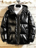 Fashion Zipper Cotton-Padded Baggy Warm Coats