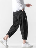 Loose Casual Elastic Waist Cotton&Linen Pants