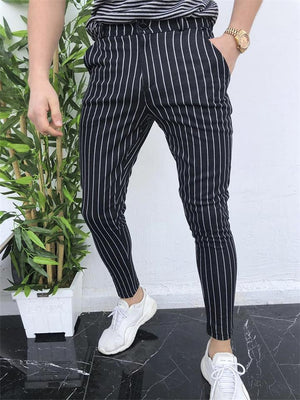 Men's Fashion Stripe Pencil Pants