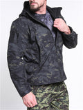 High-Quality Camouflage Outdoor Thermal Waterproof Fleece Lining Hooded Windbreaker