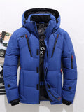 Men's Fashion Hooded Loose Outer Wear Large Size Outdoor Ski Down Coat