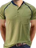 Fashionable Classic Daily Wear Men's Henley Shirts