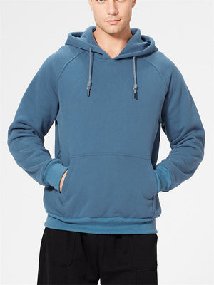 Men's Casual Simple Style Solid Color Pullover Hoodies