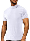 Summer Fit Slim Men's Turtleneck Base Shirts