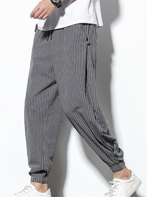 Mens Light  Breathable Solid Color Heron Pants