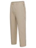 Mens Fashion Casual Plain Solid Color Pants