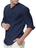 Men's Long Sleeve Breathable O-Neck Shirts