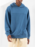 Male Winter Fleece Warm Loose Sports Daily Hoodie