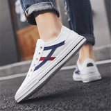 Men's Fashion Casual Stripe Breathable Canvas Shoes