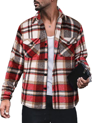 Men's Button Up Classic Plaid Extra Soft Cotton Shirts