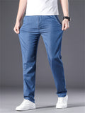 Summer Thin Loose-fitting Male Straight Leg Jeans