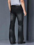 Men's Vintage High Waist Bell Bottom Jeans