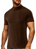 Summer Fit Slim Men's Turtleneck Base Shirts