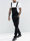 Mens Fashion Denim Overalls Jumpsuits Dungarees Bib