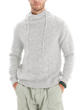 Slim Fit Long Sleeve Half Turtleneck Knitwear Men's Sweater