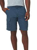 Mens Casual Plain Comfy Straight Knee Cargo Shorts