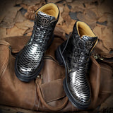 Super Cool Mens Snakeskin Boots