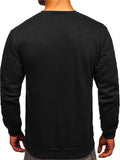 Men's Warm Thick Pullover Sweatshirt for Winter