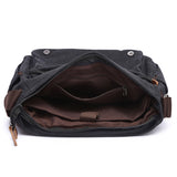 Male Canvas Business Briefcase Crossbody Handbags