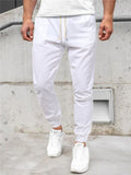 Mens Fashion Casual Solid Color Sports Pants