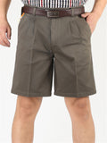 Mens Casual Loose Cotton Cargo Knee Shorts