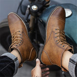 New Casual Simple Style Outdoor Ankle Boots For Men