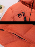 Men's Fashion Hooded Loose Outer Wear Large Size Outdoor Ski Down Coat