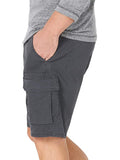 Mens Casual Plain Comfy Straight Knee Shorts