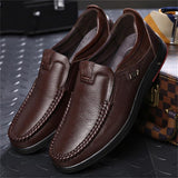 Classic Business Casual Breathable Soft Slip On Dress Shoes