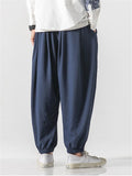 Men's Comfy Loose Linen Harem Pants