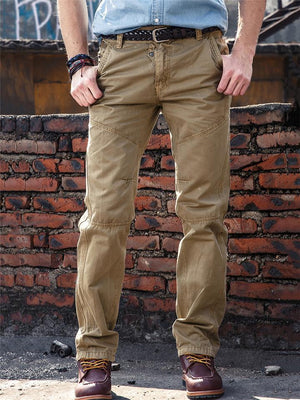 Men’s Casual Cotton Cargo Pants