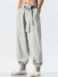 Loose Classic Oversized Cotton&Linen Ankle Pants