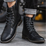 New Casual Simple Style Outdoor Ankle Boots For Men